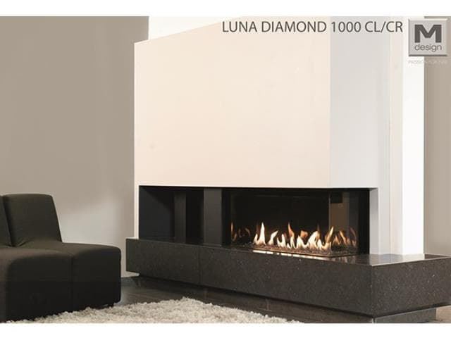 Chimenea gas MDLD Luna Diamond 1000 CL/CR (Esquinera) - Imagen 1