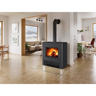 Estufa de leña Telde 30 metálica calefactora - Imagen 2