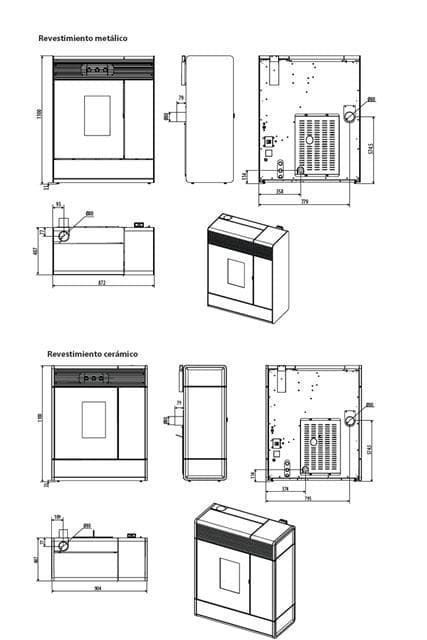 Estufa de pellet Aki Hydro Matic 18 R - Imagen 8