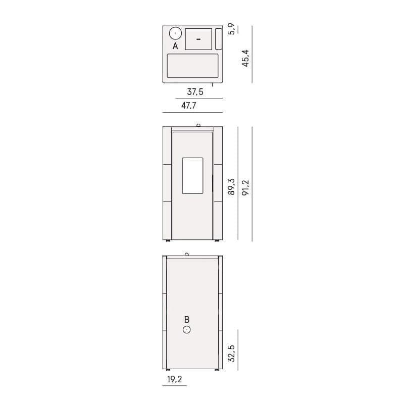 Estufa de pellet Cristal 7 Airtech - Imagen 5