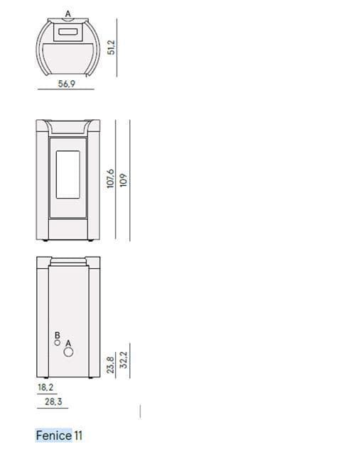 Estufa de pellet Fenice 11 - Imagen 5