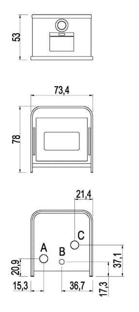 Estufa de pellet Frame 9 Ps - Imagen 3