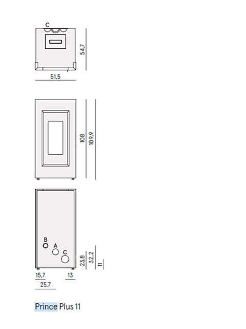 Estufa de pellet Prince Plus 11 - Imagen 6