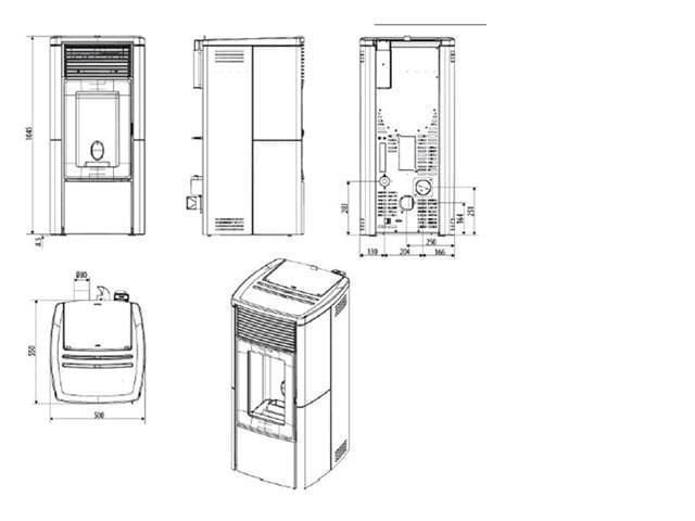 Estufa de pellet Star Comfort Air 10 R - Imagen 2