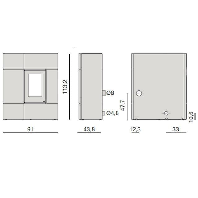 Estufa de pellet Stream Comfort Air 12 R - Imagen 6