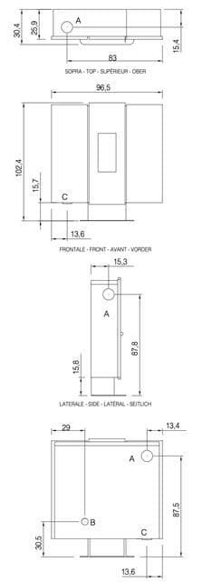 Estufa de pellet Wall Plus 10 - Imagen 3