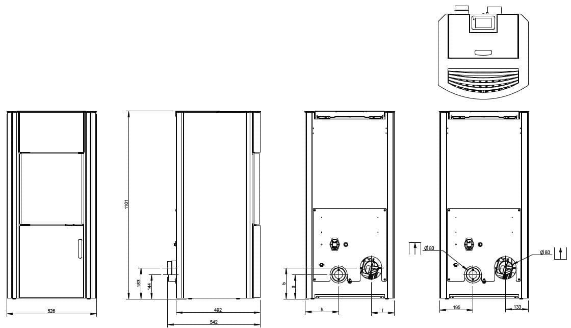 Estufa de pellets Austroflamm Polly 2.0 - Imagen 3