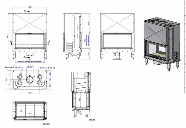 Hogar de leña Plasma B95 - Imagen 3