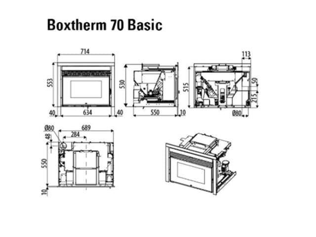 Insert de pellet Boxtherm 70 Slide Maestro Air 9 - Imagen 2