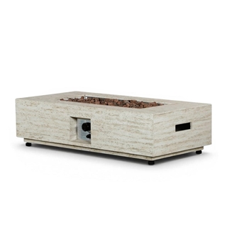 Mesa de exterior Estate Rectangular 115 Travertine - Imagen 1