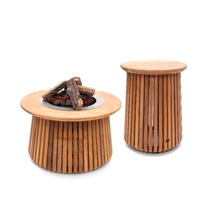 Mesa de exterior Lagune Round 60 teak - Imagen 2