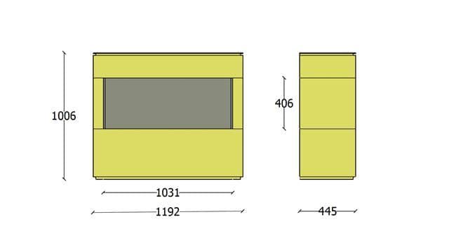 Mueble lacado blanco modelo Mirror1 para i1000E Smart App - Imagen 4