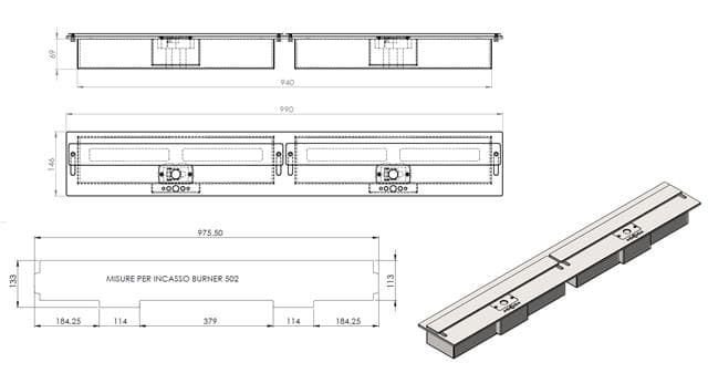 Quemador bioetanol manual BM100 - Imagen 2